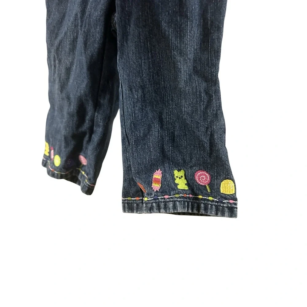 Vintage Gymboree 2008 Embroidered Gummy Bear Jeans‎ Size 6-12mo. Euc